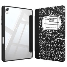 Clear Case for Samsung Galaxy Tab S11 11 Inch 2025, Composition Book