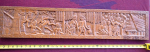 Palau story board, vintage, about 36" x 7"