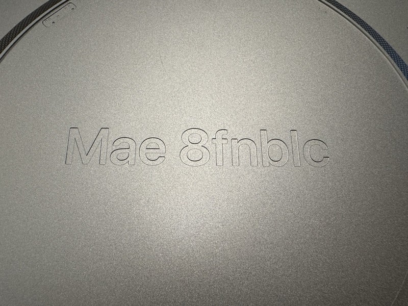 RARE Prototype Mac Studio Bottom Plate