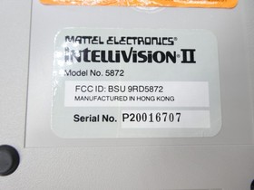 Vtg 1982 Intellivision II Model 5872 Composite MOD New Caps seller reconditioned