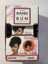 Vivica A Fox Wig Bang-N-Bun Curly Hump For Volume BPB-POP FS4/30 100% Kanekalon