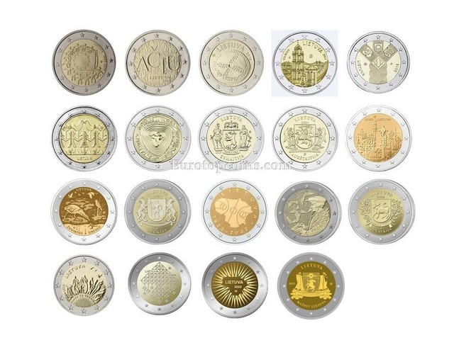 #RM# 2 EURO COMMEMORATIVE LITHUANIA (2015-2025) - ALL PIECES - PLEASE CHOOSE