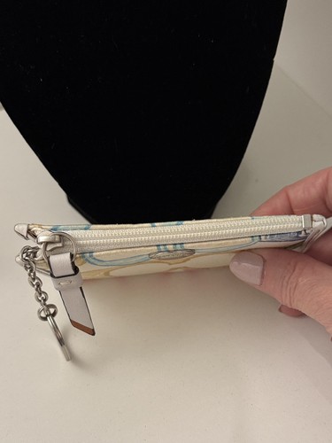 Coach Scribble Mini Keychain Wallet/Coin/Card holder  - Picture 10 of 10