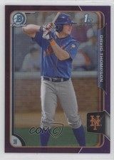 2015 Bowman Draft Chrome Purple Refractor 43/250 David Thompson #124 12dm