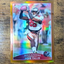 2009 Topps Chrome Aqib Talib Copper Refractor #TC85 /649 Tampa Bay Numbered