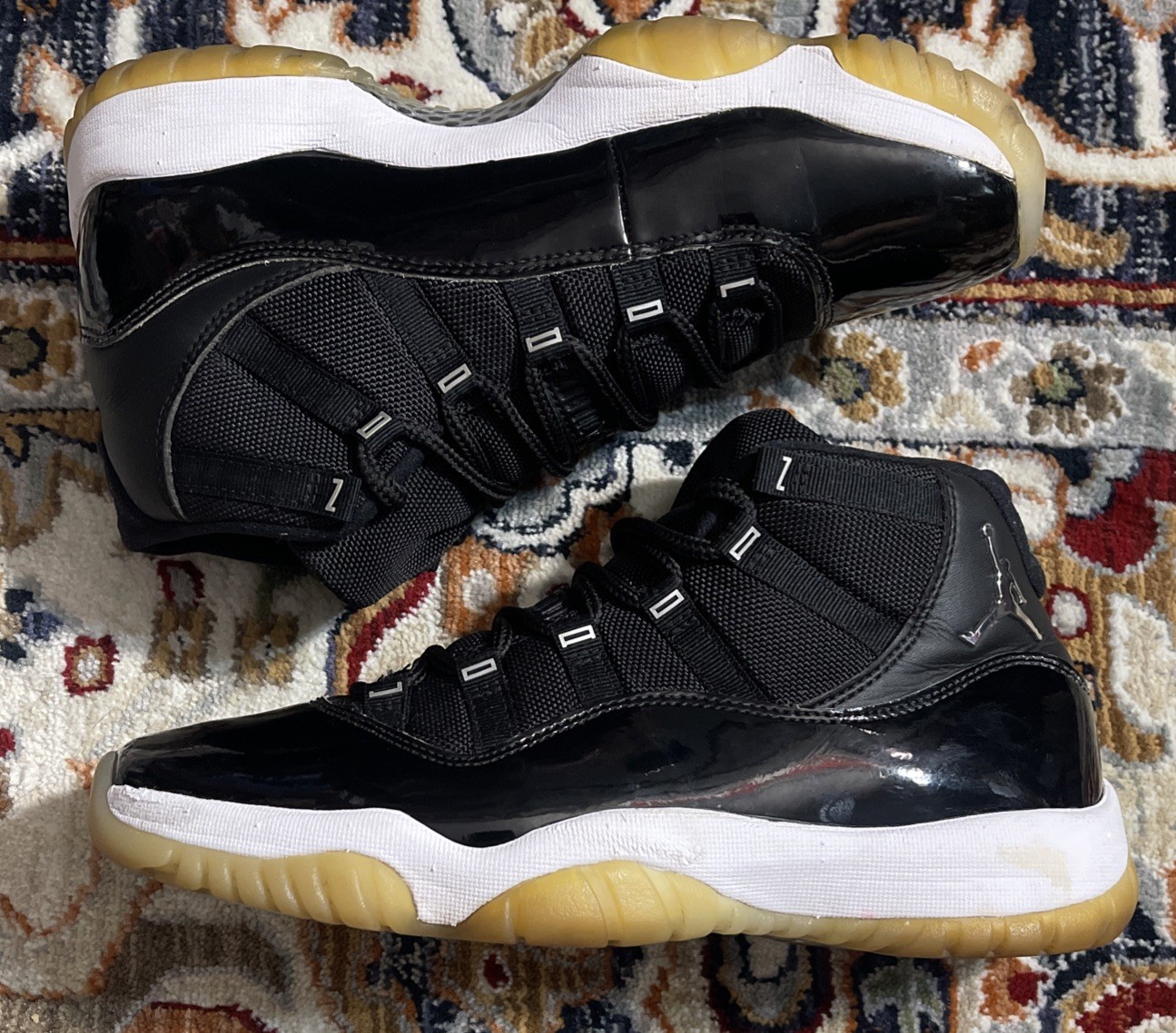 Nike Air Jordan 11 Retro Jubilee 25th Anniversary Black Mens Sneakers CT8012-011