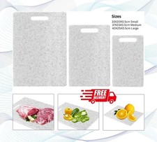 3x Chopping Board Set Non-Slip Index Cutting Board Heat Resistant Hygienic Board