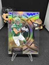 Garrett Wilson 2023 Select Premier Level #115 Silver Prizm Die-Cut New York Jets