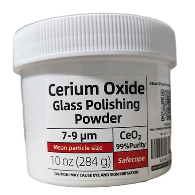 10 OZ (284g) 99% Cerium Oxide Glass Polishing Powder Light yellow powder 