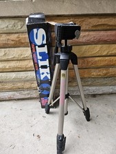 SLIK U 8000 Tripod for Camera/Camcorder, Adjustable Legs, Pan/Tilt Head
