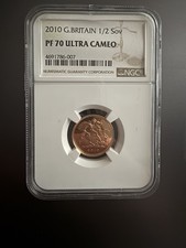 2010 Gold Half Sovereign Coin NGC PF70 Ultra Cameo 