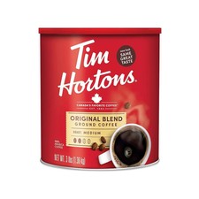 Tim Hortons Original Blend Medium Roast Ground Coffee, 48 oz Canister. 10.00 per pound