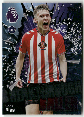 Topps Premier League 2025-26 Soccer No 360 Chris Rigg Rookie Breakthrough Baller