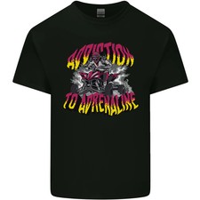 Camiseta de algodón ligero para hombre Quad Biking Adrenaline ATV motociclista todo terreno