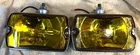 CIBIE 35 AIRPORT YELLOW SPOT LAMPS PAIR JAGUAR PORCHE ALPHA ROMEO ASTON MARTIN