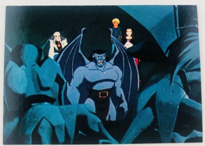 1995 Gargoyles by Skybox Trading Card #11 Goliath Discovers Stone Gargoyles