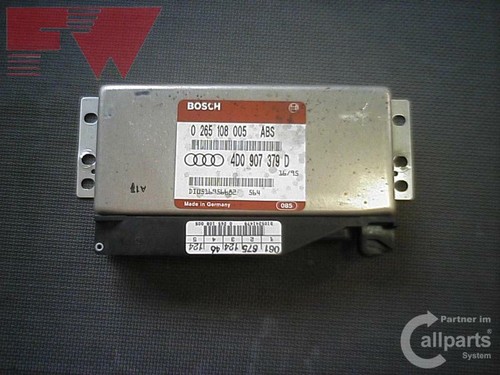 Steuergerät ABS 1,6 74 Kw Audi A4/S4 Lim./Avant (Typ:B5) 4D0907379D (BOSCH)