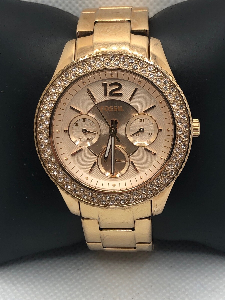 Fossil ES3590 Women s Stainless Steel Analog Dial Quartz Genuine Watch LP248