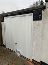 Small Horizontal Rib Garage door Hormann steel canopy door
