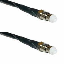 LMR200 FME FEMALE to FME FEMALE Coaxial RF Pigtail Cable ships from USA LOT