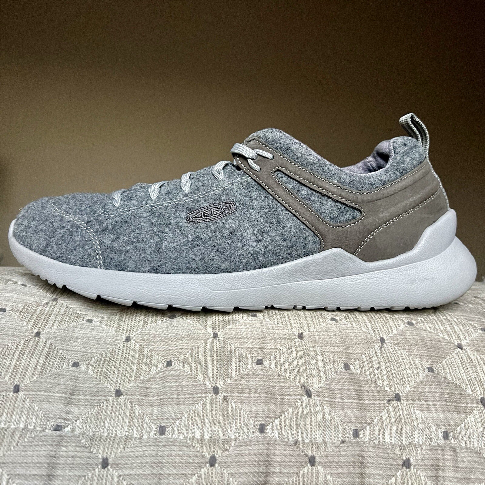 Scarpe da ginnastica Keen Highland II Arway acciaio grigio tessuto stringate uomo US 10 5