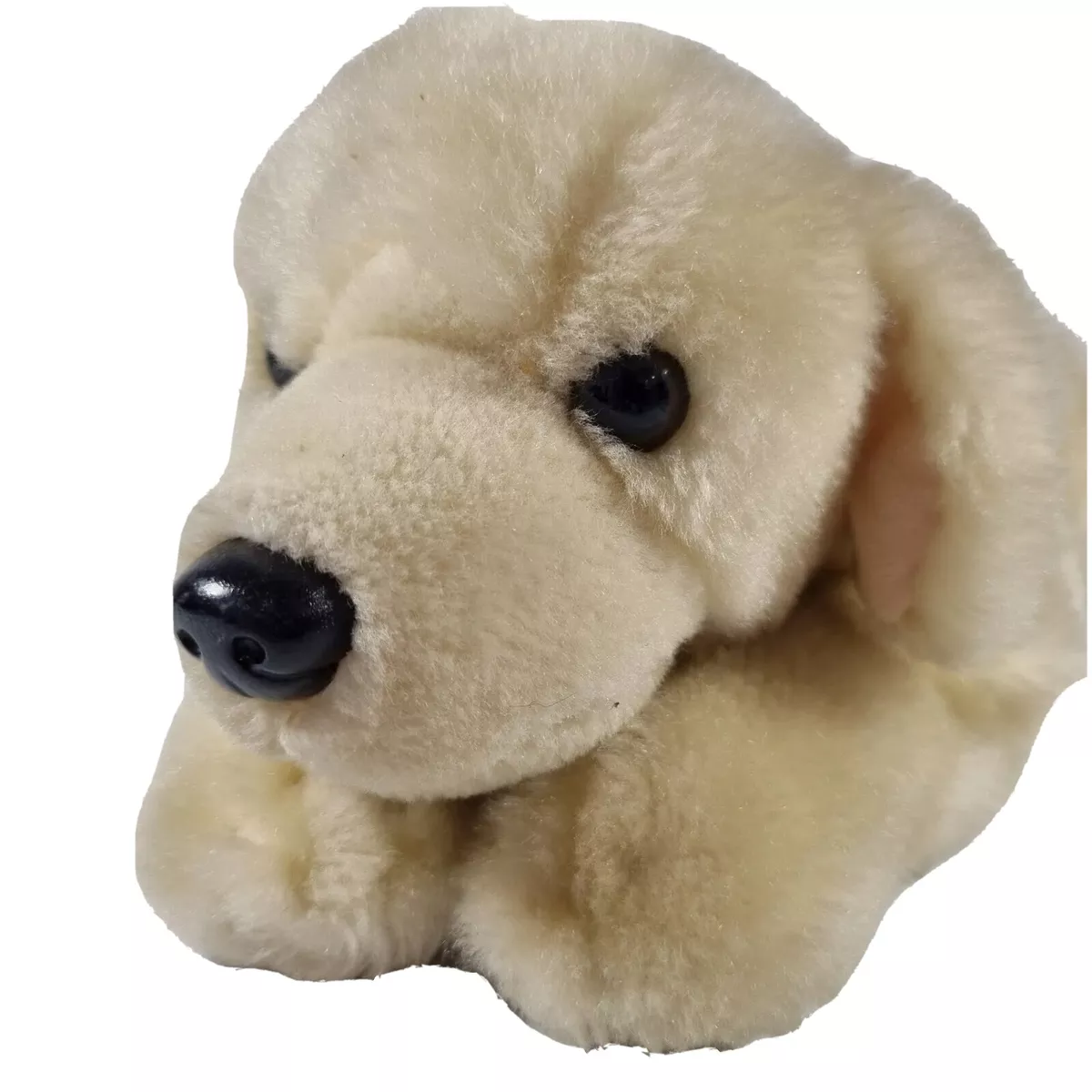 Cardeaux Plush Toy Labrador Puppy dog lying down soft toy cuddly stuffed animal