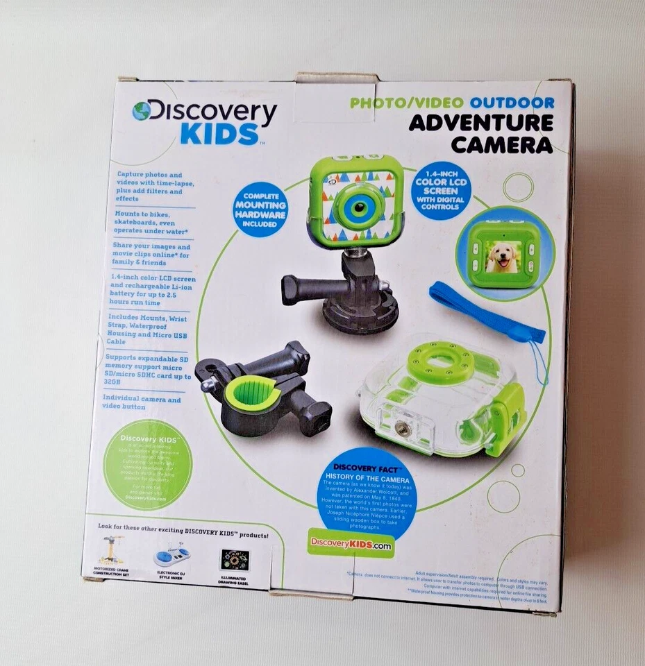 Discovery Kids Adventure Camera Photo/Video Outdoor Camera Ages 3+ - Image 2 of 4