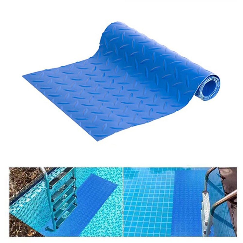 Alfombra Escalera Piscina Segura con Construcción PVC y Diseño Antideslizante