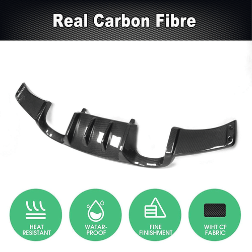 Difusor de carbono parachoques trasero alerón faldón trasero para BMW Serie 3 E92 E93 M3 07-13 - Imagen 5 de 11