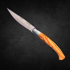 Pattada Sarda - Coltelleria L' Arburesa -  Manico In Legno Di Ulivo lama 9,5cm