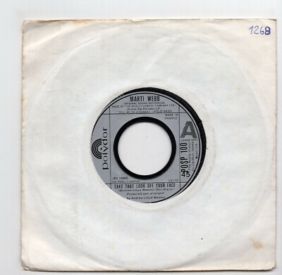(H17) Marti Webb, Take That Look Off Your Face - 1980 - 7'' vinyl