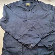 Mil-Spec Plus Shirt Blue Combat Coat Sz X-Large Regular Long Sleeve Military 