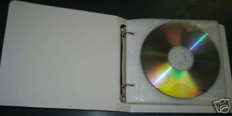 50PCS 20-DISC 2 Max 89% OFF RING CD DVD SLEEVE WHITE W ALBUM MH11 Cheap super special price