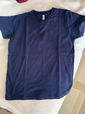 Los Angeles Apparel Kinder NAvy T-Shirt Made in USA Größe 10T