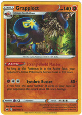 Grapploct 92/198 Chilling Reign Holo Rare Pokemon Card Pokémon TCG 092/198
