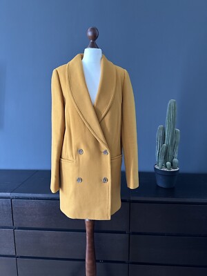 Mantel Gr. XS von Wilfred, senfgelb, Wolle Cashmere