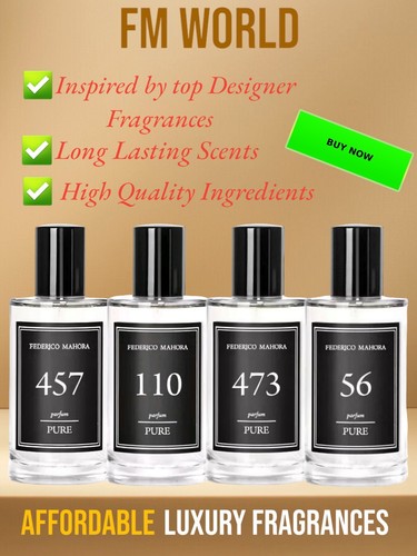FM 452 Pure Aftershave for Men 50ml - Picture 3 of 3