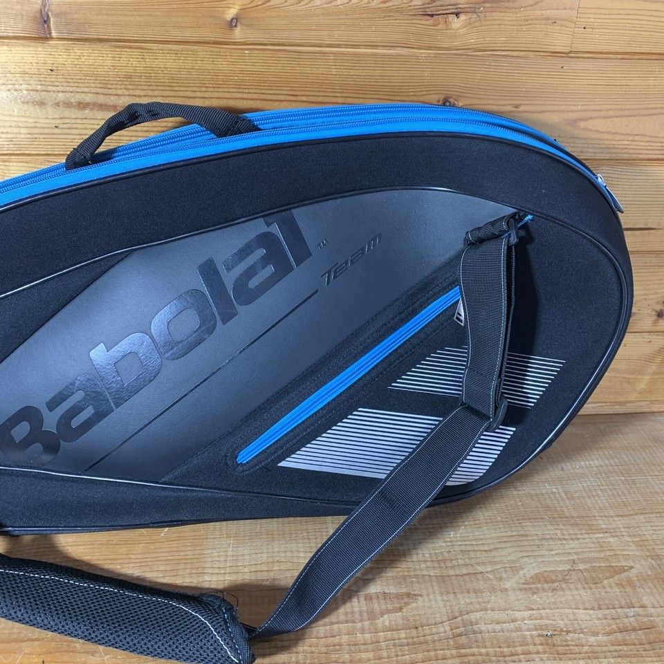 Babolat Team Expandable Multi Racket Racquet/ Tennis Bag Black/Blue EUC ...