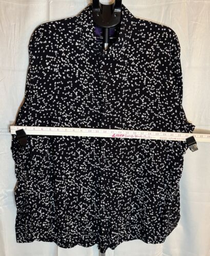 HAWES & CURTIS MAYFAIR SLIM FIT MENS DRESS SHIRT BLACK WITH STARS XXL - Picture 3 of 9