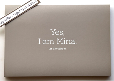 TWICE Yes, I am Mina. Gray ver. 1st Photobook + Photocard ×2 +