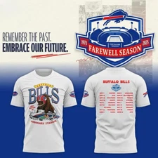 High mark Stadium Farewell Season Schedule Bills T-Shirt
