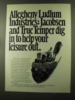 1973 Allegheny Ludlum Ad - Dig In