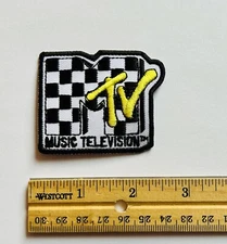 Music Television MTV Iron On Patch Entertainment Network