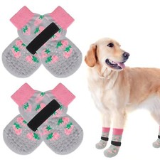Anti Slip Dog Socks for Hot/Cold Pavement Double Sides Dog Boots  Paw Protec...