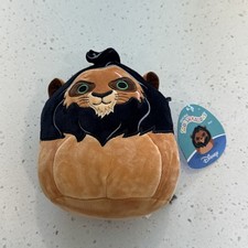 Squishmallows Disney The Lion King Scar 8" Brown Plush Lion With Black Mane NWT