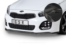 Cup Spoiler Lippe Front Ansatz Carbon Look für KIA Ceed (JD) GT-Line CSL489-C