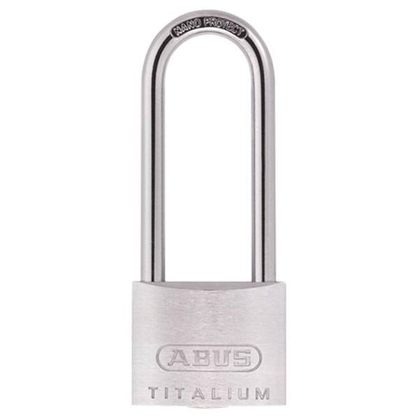 ABUS 80TI/40mm TITALIUM™ Padlock 40mm Long Shackle Carded