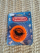 Duncan Butterfly Orange Yo-Yo, 75th Anniversary, NIB, NOS Vintage