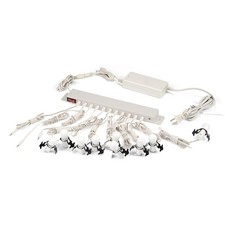 Department 56 Building and Accessory Lighting System 1:13.2, White, Black 