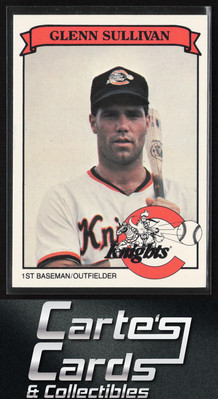 Glenn Sullivan 1989 Charlotte Knights #10 Charlotte Knights
